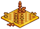Golden Chess Board
