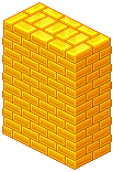 Golden Brick Wall