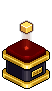 Gold Isometric Cube
