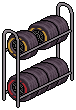 On Track Wheel Shelf