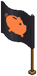 Piggy Pirate Flag