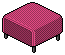 Pink Anna Stool
