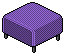 Purple Anna Stool
