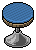Blue Bar Stool