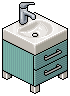 Teal Sink
