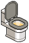 Dark Grey Toilet