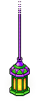 Purple Trimmed Bazaar Lamp