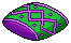 Purple Trimmed Bazaar Pillow