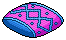 Blue Trimmed Bazaar Pillow