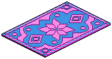 Pink Trimmed Bazaar Rug