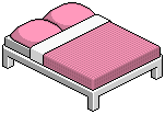 Pink Double Bed