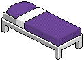 Purple Single Bed