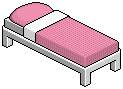 Pink Single Bed