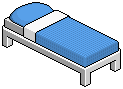 Blue Single Bed