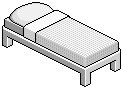 White Single Bed