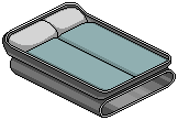 Aquamarine Double Bed