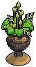 Brass Water Lily Pot