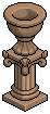 Azure Rose Pillar