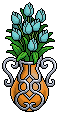 Cerulean Tulips