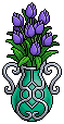 Indigo Tulips