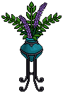 Cerulean Vase Stand