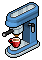 Blue Espresso Machine