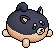 Black Dog Plushy
