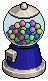 Blue Gumball Machine