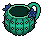 Blue Cactus Mug