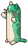 Long Teal Cat