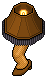 Leggy Brown Lamp