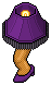 Leggy Purple Lamp