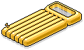 Yellow Inflatable Mattress