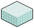 Blue Square Pool Piece