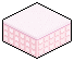 Pink Square Pool Piece