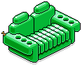 Green Inflatable Sofa