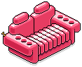 Pink Inflatable Sofa
