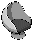 Black Egg Chair