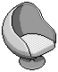 White Egg Chair