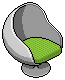 Green Egg Chair