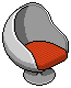 Red Egg Chair