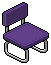Purple Iced Chair