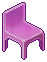 Pink Plasto Chair