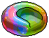 Rainbow pod chair