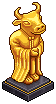 Golden Ox Statue