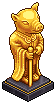 Golden Pig Statue