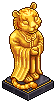 Golden Tiger Statue