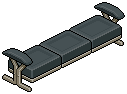 Black Lobby Bench