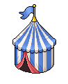 Blue Circus Tent