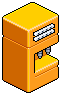 Habburgers Yellow Drinks Machine